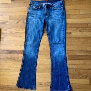 7 For All Mankind medium wash denim jeans size 27